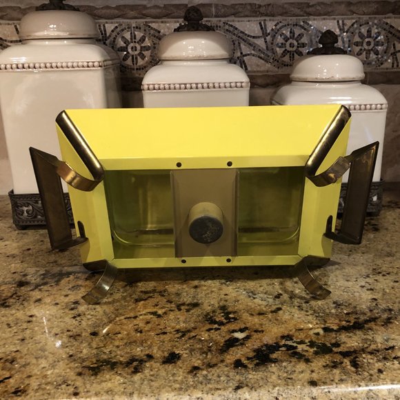 Anchor Hocking Fire King Yellow Chafing Dish - Picture 8 of 9